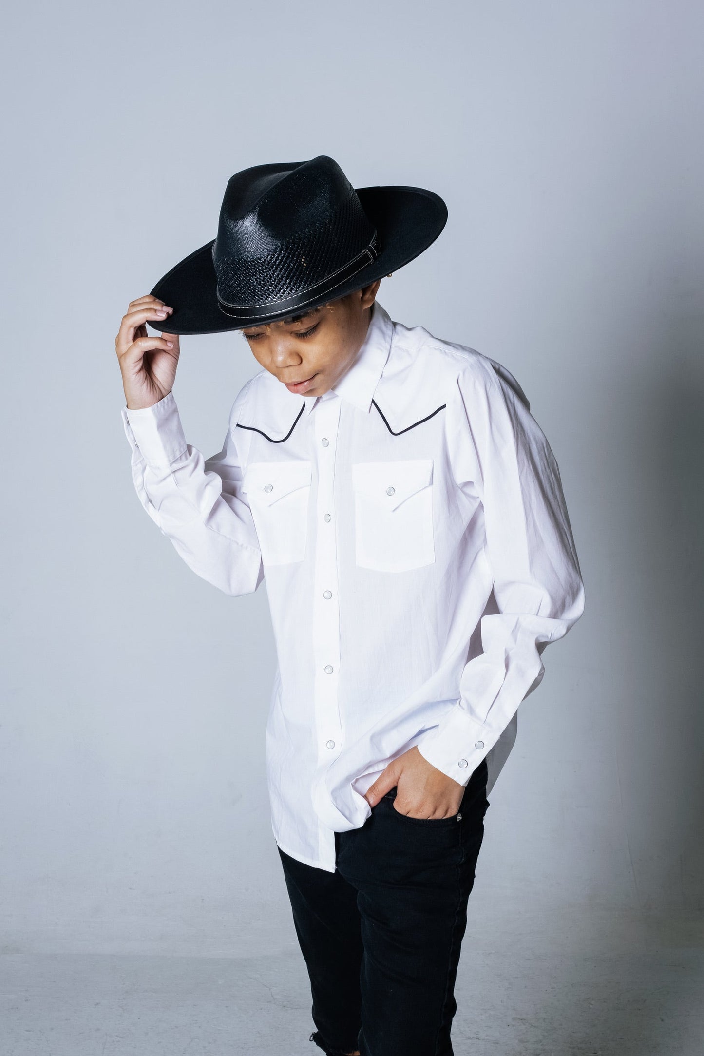 Black Stallion (Straw & Suede) - The Raymond Charles Collection